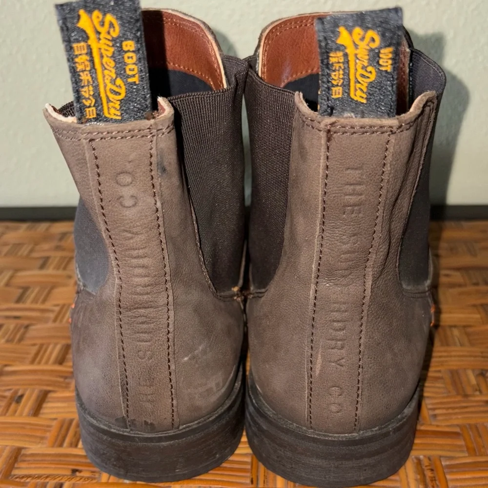 Superdry Chocolate Brown Chukka Boots